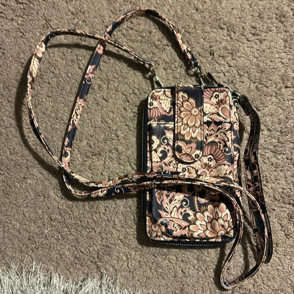 Vera Bradley crossbody wallet